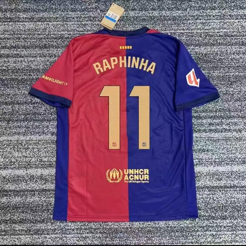 New season Barca jersey   Lewandowski   9 # Yamal   19 # 11 # 8 # 11 # 20 # 6 #21#   same quality jersey