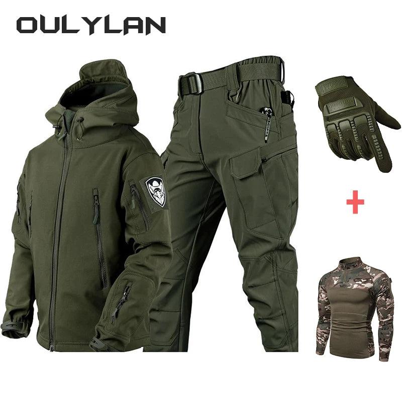 Men's Performance Outdoor Gear Set for Spring Autumn Winter