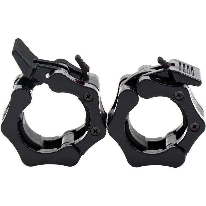 Barbell Clamps Collar (1 Pair), Exercise Collar,  Barbell Collars Dumbbell Lock Clips for Gym, Fitness Equipment Accessories