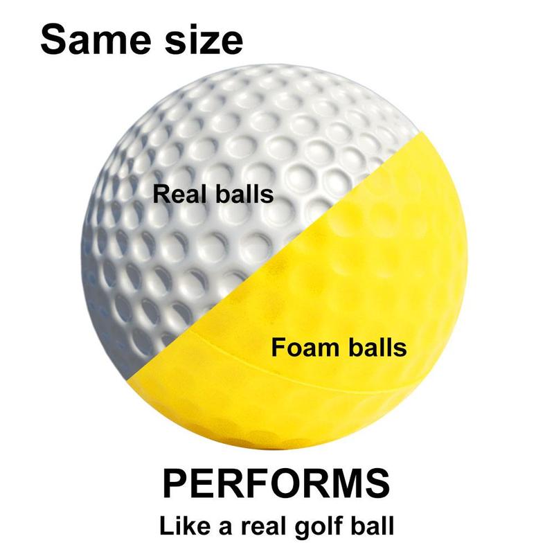 Golf Ball, 12pcs Soft Golf Ball Toy, Indoor Practice Ball, Ball Sports Equipment for Golf Practice