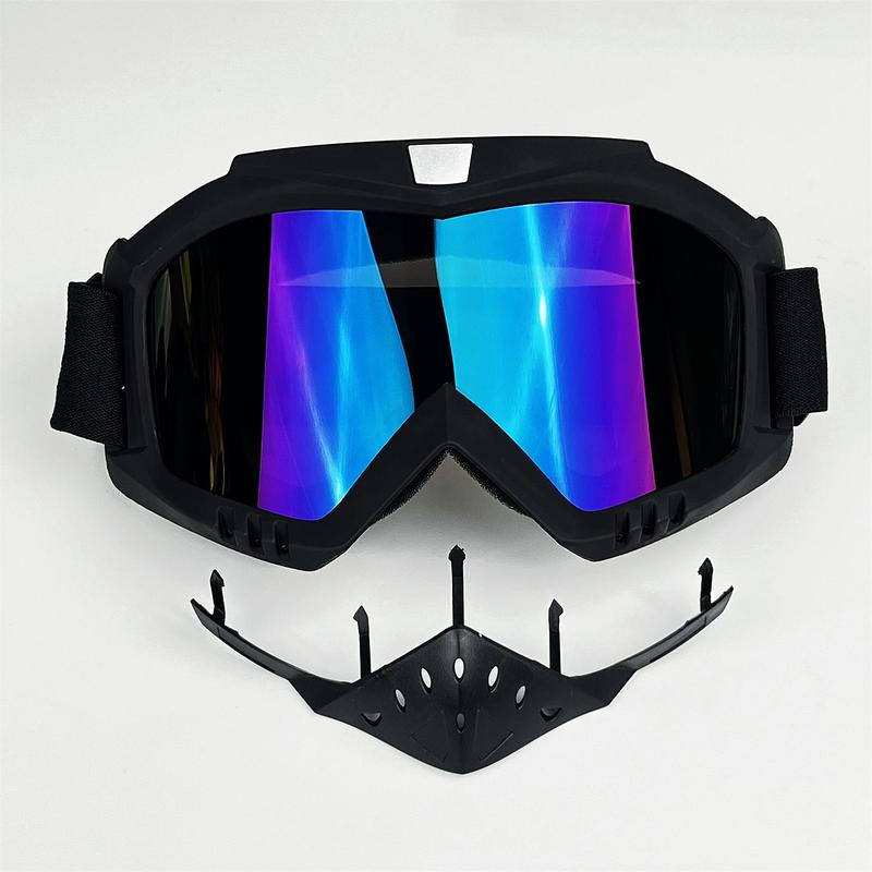 Motorcycle Goggles, Windproof & Sandproof Goggles, Motorcycle Accessories for Men & Women, Protective Gear for Motorcycle, Skiing, Cycling