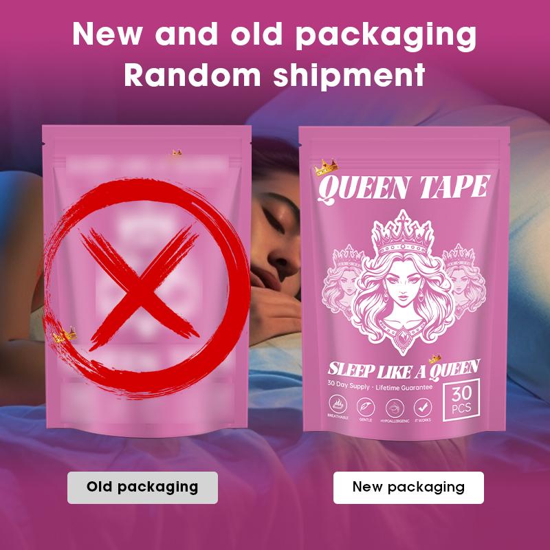 Queen Mouth Tape, for sleep one month supply, mouth tape, pink, gentle，adhesion,30 Strips,sports accessories,