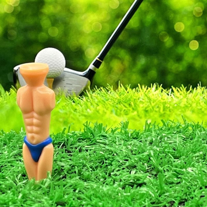 Abdominal Muscle Shape Golf Tee, 5 Counts set Wear-resistant and Durable Golf Tee for Men's and Women's Golf Training Accessories, Golfer Gift