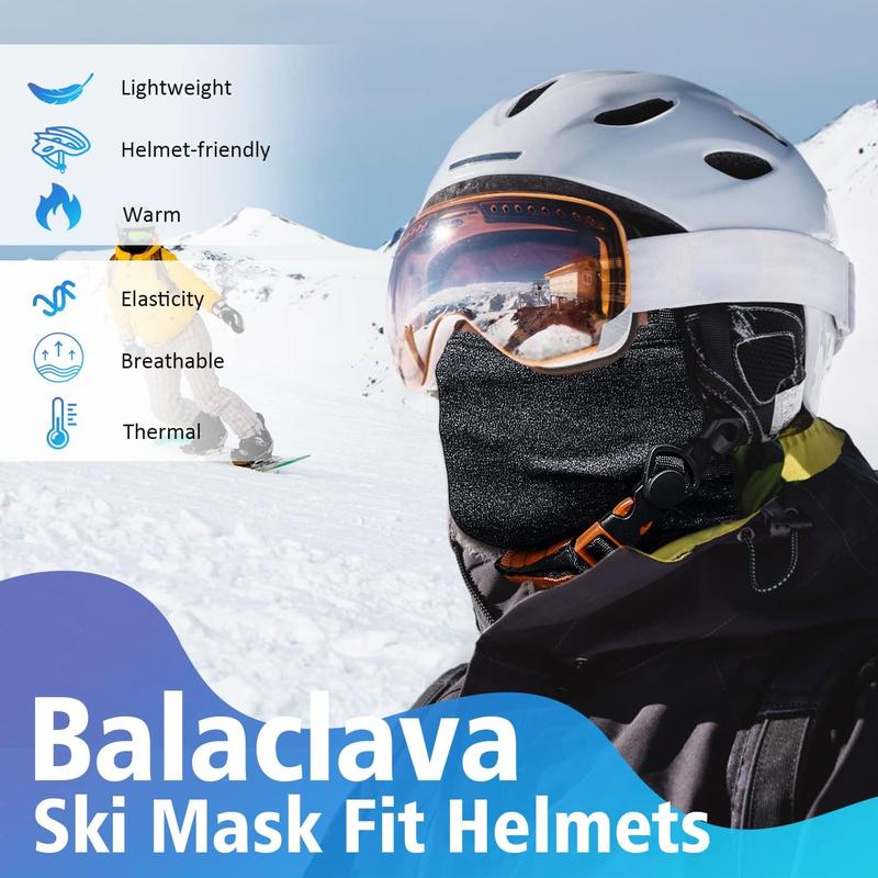 Winter Balaclava Ski Mask for Men Women, Windproof Thermal Face Mask Cold Weather Scarf for Cycling Skiing Climbing