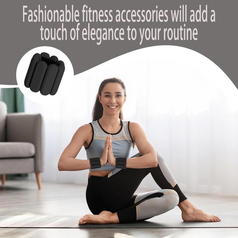 Wrist & Ankle , Arm & Leg Weights Set of 2(1Lbs Each) for women Wearable Adjustable for Walking,Yoga, Dance, Barre,Gym,Exercise,Pilates, Running