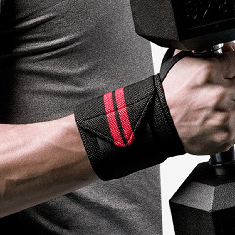 Sports Wrist Braces, 1 Pair Sports Adjustable Wrist Support Band for Weightlifting Dumbbells, Wrist Strap for Men & Women, Fitness Wristband for Home Gym Workout