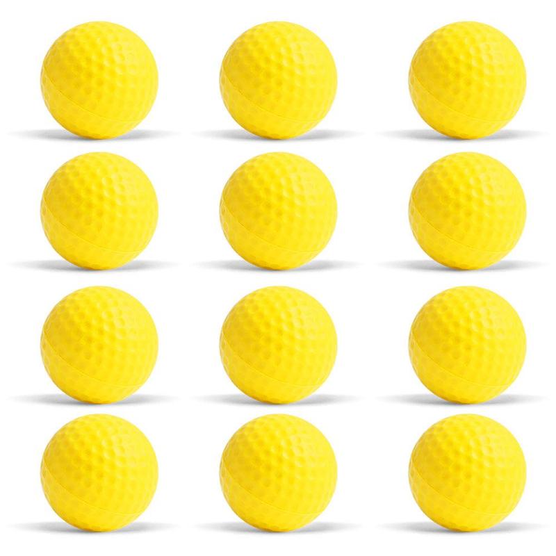 Golf Ball, 12pcs Soft Golf Ball Toy, Indoor Practice Ball, Ball Sports Equipment for Golf Practice