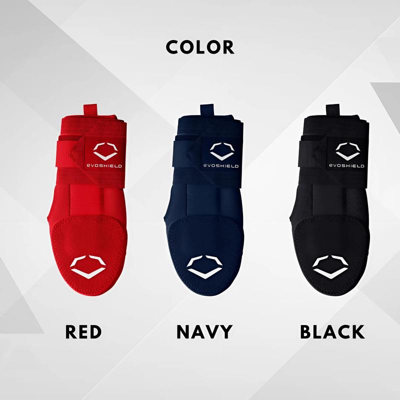 Evoshield Sliding Mitts Left And Right Hand, All Season Durable Breathable Sliding Mitts, Protect For Baseball Softball Players, Navy Red Black Color