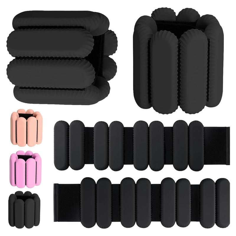 Wrist & Ankle , Arm & Leg Weights Set of 2(1Lbs Each) for women Wearable Adjustable for Walking,Yoga, Dance, Barre,Gym,Exercise,Pilates, Running