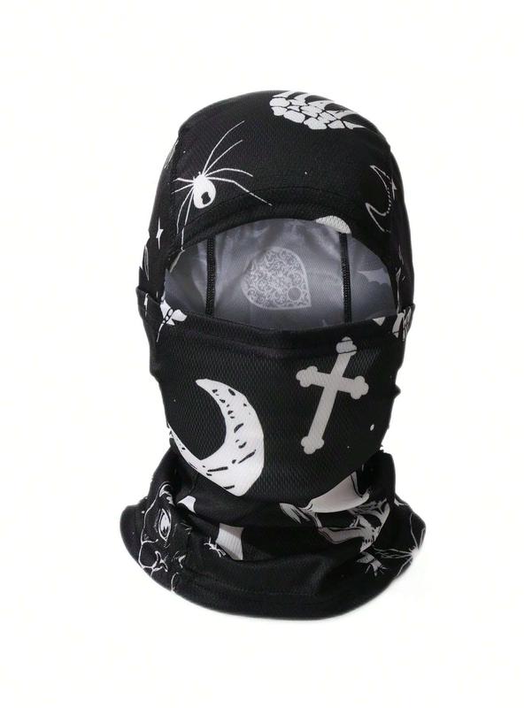 Outdoor Cycling Head Cover, Summer Thin Fashionable Sun Protection Windproof Face Mask Halloween