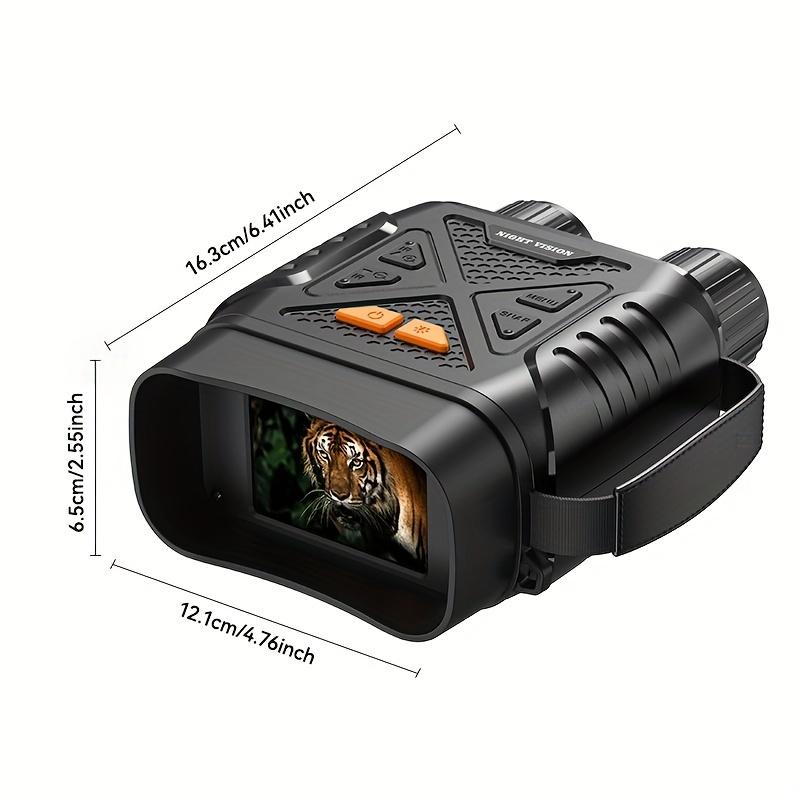 10X Digital Zoom HD Night Vision Binoculars Goggles - 2.8'' Large Screen, 2000mAh Battery, Capture And Save Photos & Videos - Supports Up To 128GB TF Card - Ideal For Hunting, Camping, Security, And Outdoor Adventures.