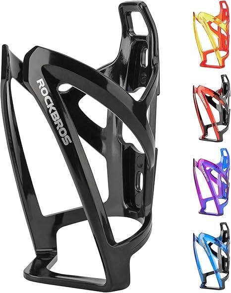 ROCKBROS Bike Water Bottle Holder Ultra-Light Bicycle Bottle Cages with Screws Tool, Universal Bike Cup Holder Rack for Road MTB Bikes