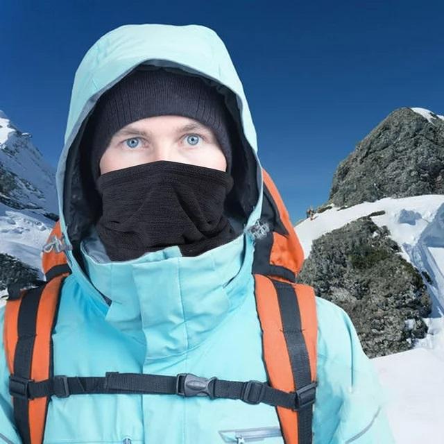 Neck Warmer Fleece Neck Gaiter Warmer Soft fleece Face scarf Mask Windproof for Cold Weather Winter Outdoor Sports motorcycle Snowboard Balaclava Fishing