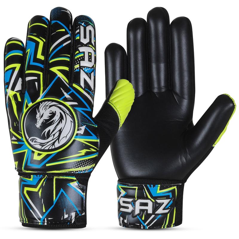 Soccer Goalie Gloves, Football Goalkeeper Gloves for Boys, Kids Children Youth Soccer Goalie Gloves with 4mm Latex Super Grip Palms