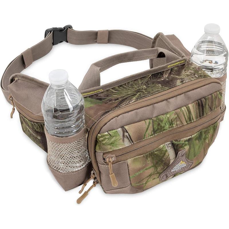 Camouflage Fanny Pack Lightweight    Climbing Camping Accessories (Mossy Oak Bottomland)