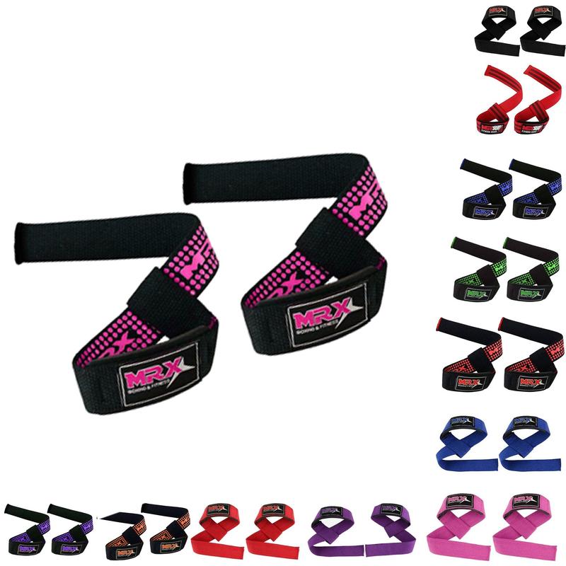 MRX Power Weight Lifting Bar Straps Bodybuilding Crossfit Gym Workout Strap