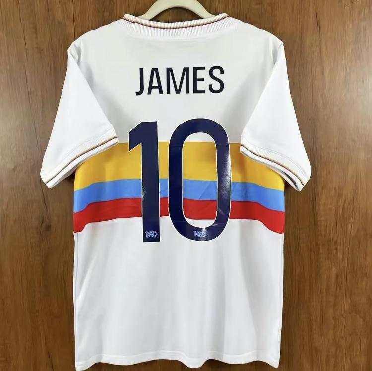 24-25 Colombia Soccer Football Jersey Short Sleeves Player Version No.7 No.10 No.6