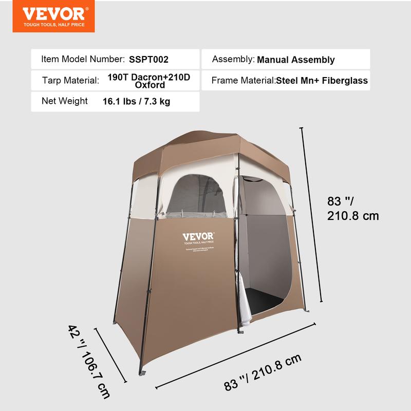 VEVOR Camping Shower Tent, 83