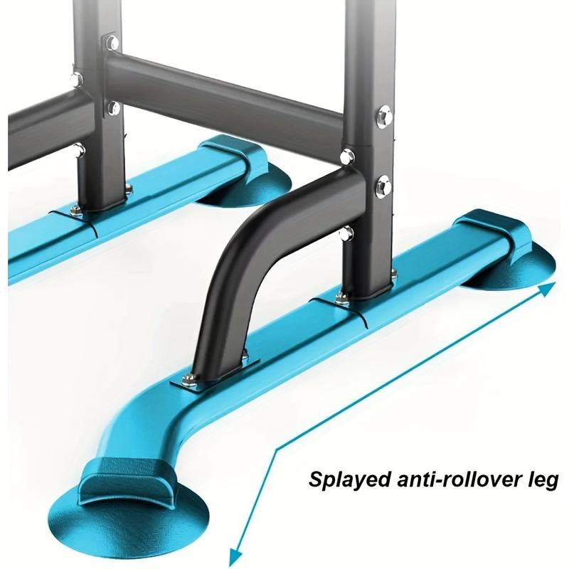 Power Tower Workout Dip Station Pull Up Bar, Height Adjustable Multi-Function Dip Stand For Home Gym Strength Training Fitness Equipment