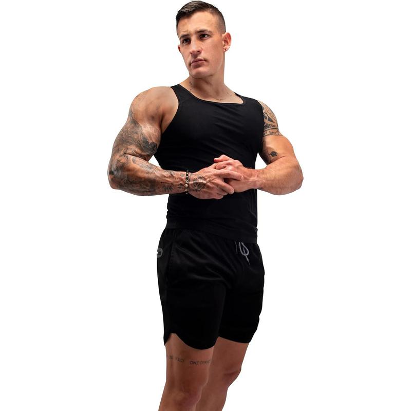 Men's Sauna Vest Workout  Tank Top  Trainer for Men Compression  Enhancing Vest