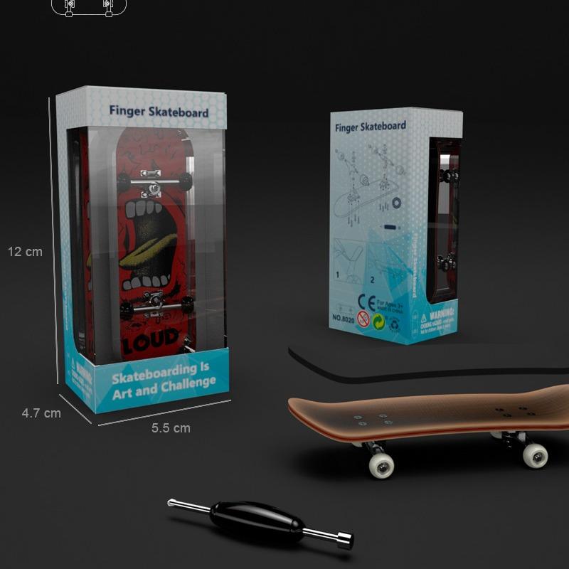 Fingertip skateboard, exquisite packaging, personal and team entertainment, cool tool finger skateboard