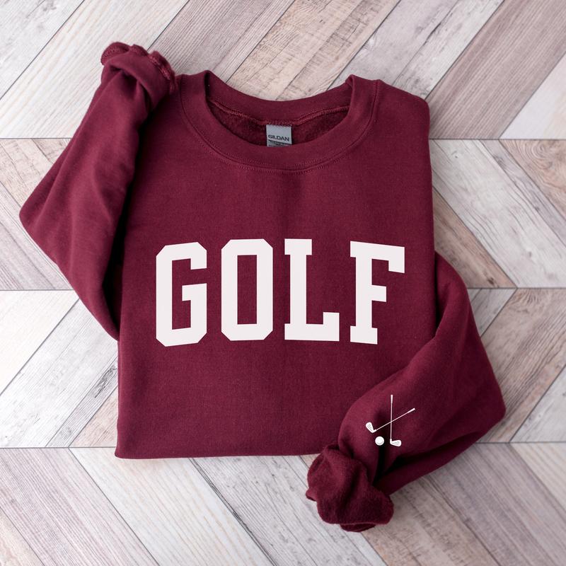 Golf Sweatshirt Women's Golf Shirt Girls Golfing Shirt Female Golf Shirt Golfing Shirt Women Girl Golf Tee Shirt