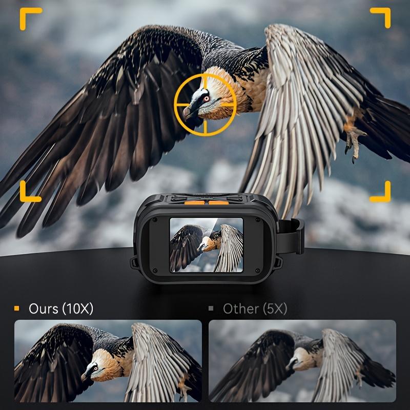 10X Digital Zoom HD Night Vision Binoculars Goggles - 2.8'' Large Screen, 2000mAh Battery, Capture And Save Photos & Videos - Supports Up To 128GB TF Card - Ideal For Hunting, Camping, Security, And Outdoor Adventures.