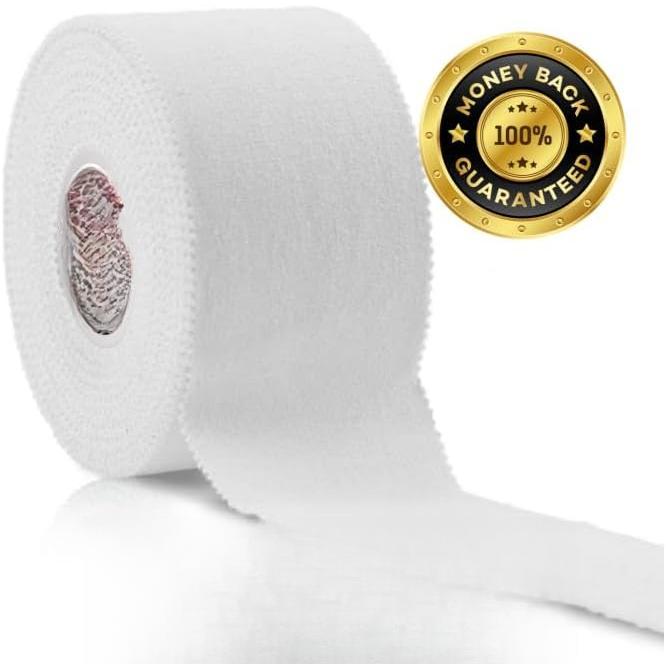 Sports Tape 1.5 Inches X 45 Feet Roll | No Sticky Residue Easy to Tear Tape