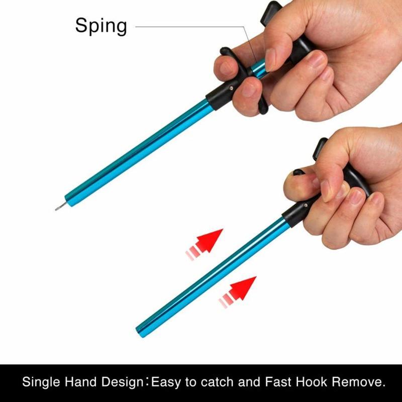 T-shaped Fish Hook Remover, 1 Count Easy Fish Hook Remover, Multifunctional Blind Piercing Sea Fishing Hook Remover, Fishing Accessories