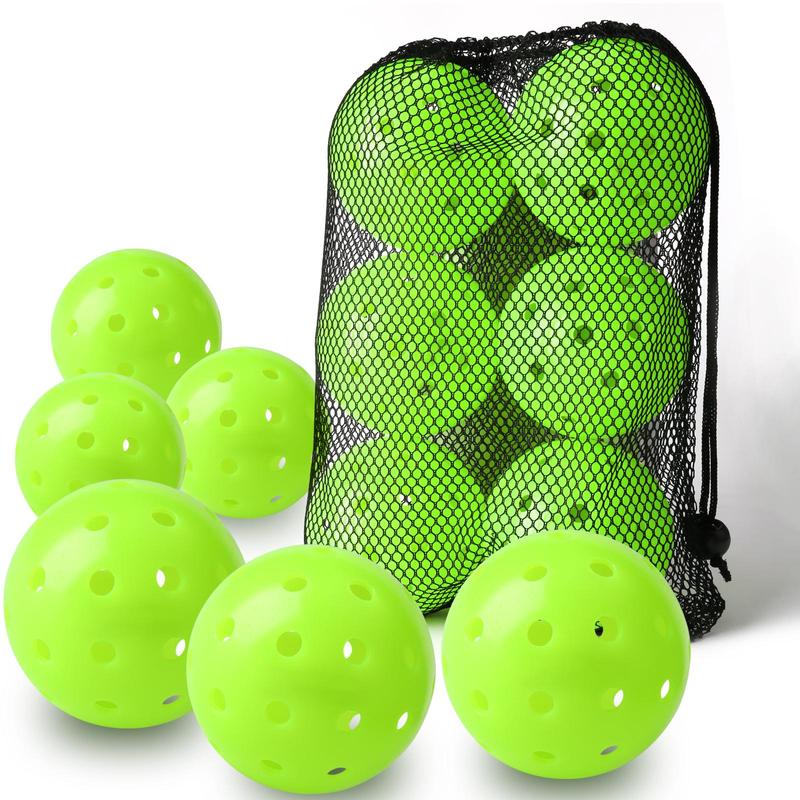 Pickleball Ball, 3 6pcs Flexible Professional Game Pickleball, High-rebound Pickleball Ball, Ball Sports Equipment for Indoor Outdoor