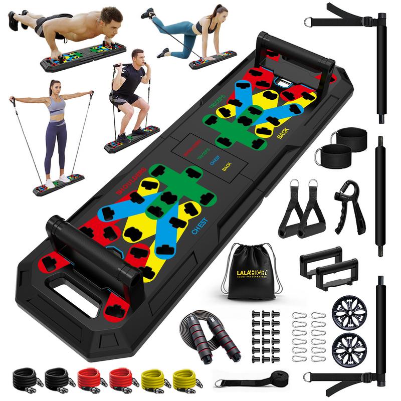 LALAHIGH Home Gym Kit:Home Gym Equipment for Men – Build Your Ideal Physique with This Versatile Push Up Board for Toned Abs, Peachy Butt, and Sculpted Arms!