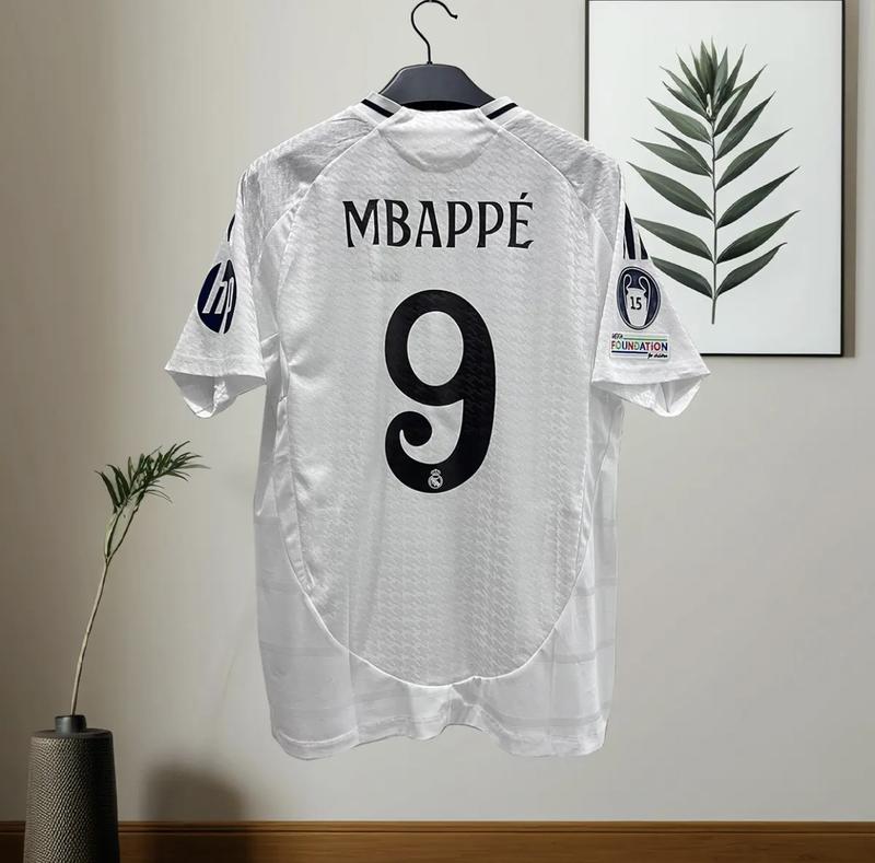 Soccer Jersey  Mbappe 9  PlayerVersion  Slim Fit Unisex