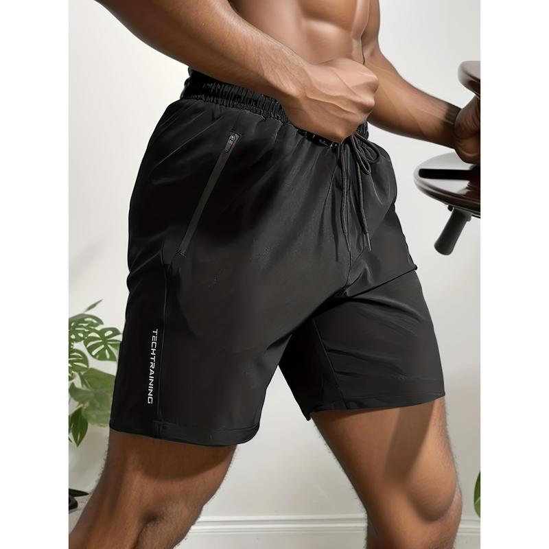 Three Men's Shorts Suit, Suitable for Fitness, Cycling, Outdoor Hiking, Swimming, Comfortable Shorts, Running, Quick Drying, Cool, Breathable, Sweat Absorption, Stretch Shorts