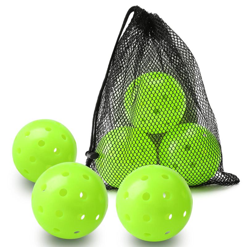 Pickleball Ball, 3 6pcs Flexible Professional Game Pickleball, High-rebound Pickleball Ball, Ball Sports Equipment for Indoor Outdoor