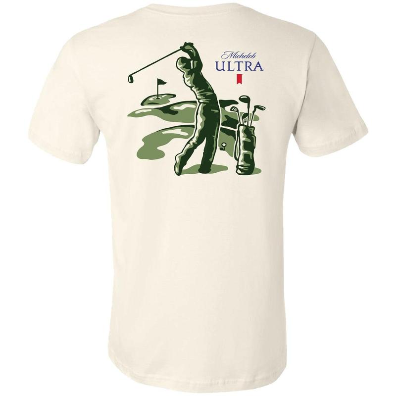 Michelob Golf Shirt, 2 side Tee, Active Lifestyle Essentials, Multiple Style Options, Full Color, For Men, For Women