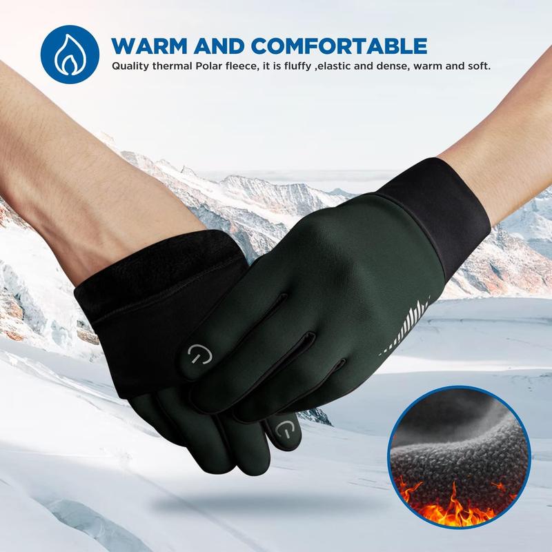 Winter Gloves Women Men Ski Snow Gloves Liner Thermal Warm Touch Screen, Suit for Running, Cycling, Biking, Hiking, Driving, Walking, Typing, Freezer Work, Sports, Soccer, Shooting, Gaming 102