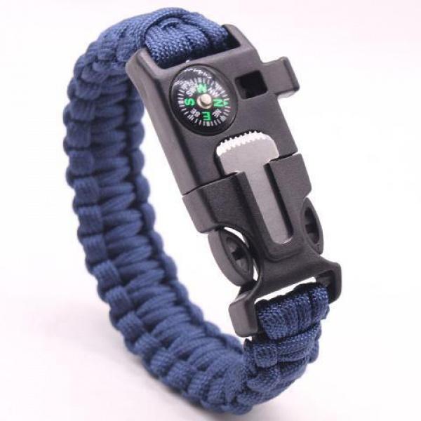 Paracord Bracelet Survival Bracelet Multifunctional Five-in-One Multifunctional Outdoor Umbrella Rope Camping Adventure Seven-Core Lifeline