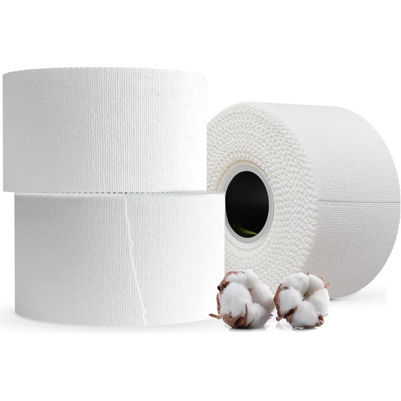 Sports Tape 1.5 Inches X 45 Feet Roll | No Sticky Residue Easy to Tear Tape