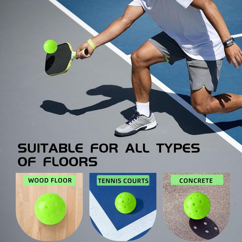 Pickleball Ball, 3 6pcs Flexible Professional Game Pickleball, High-rebound Pickleball Ball, Ball Sports Equipment for Indoor Outdoor