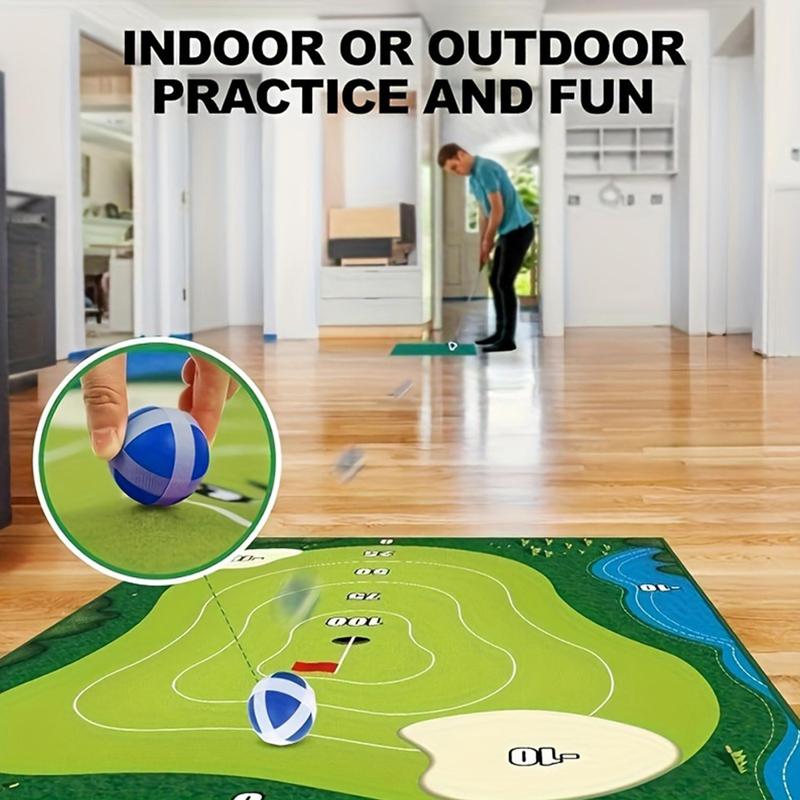 Golf Practice Mat, 1 Set Golf Game Training Mat, Indoor or Outdoor Games, Family & Outdoor Play Equipment, Best Gifts, Summer Gifts, Christmas Gift