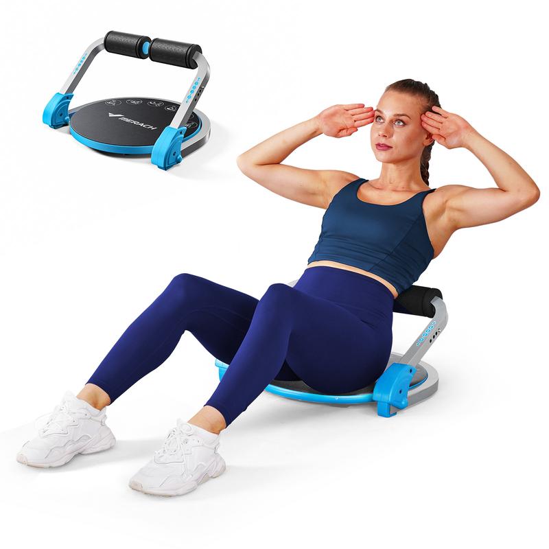 MERACH Sit-Up Exercise Equipment, Ab Crunch Machine Roll-up Machine, Abdominal Workout Machine for Home Gym, Core Ab Exercise System