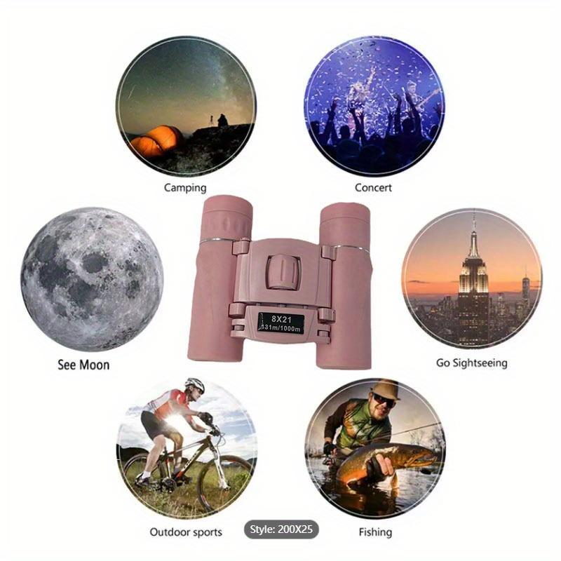 High Power HD Portable Telescope, 1 Count Outdoor Telescope, Hunting, Travel, Concerts, Fishing Telescope, Great Gift