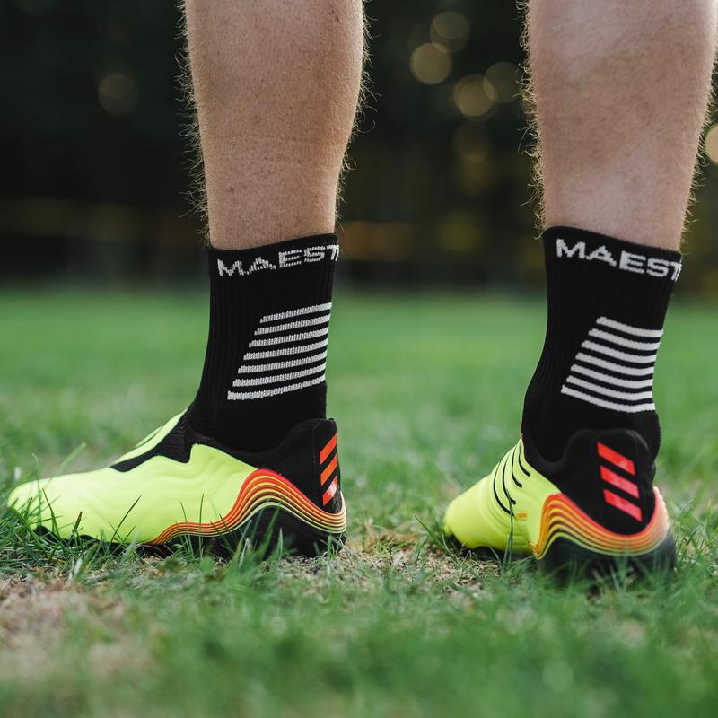 Black Maestro Ankle Grip Socks