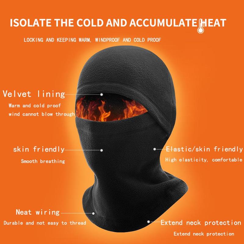 Winter Cycling Face Mask, Windproof Neck Warmer, Multifunctional Sports Face Cover for Skiing, Cycling, Running, Outdoor Activities