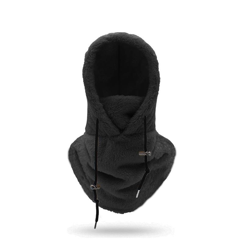 Men's Winter Windproof Hat Cold Weather Sherpa Hat Outdoor Sports Balaclava New Warming Tool 3 in 1 Warm Head Covering Adjustable Neck Warm Hood