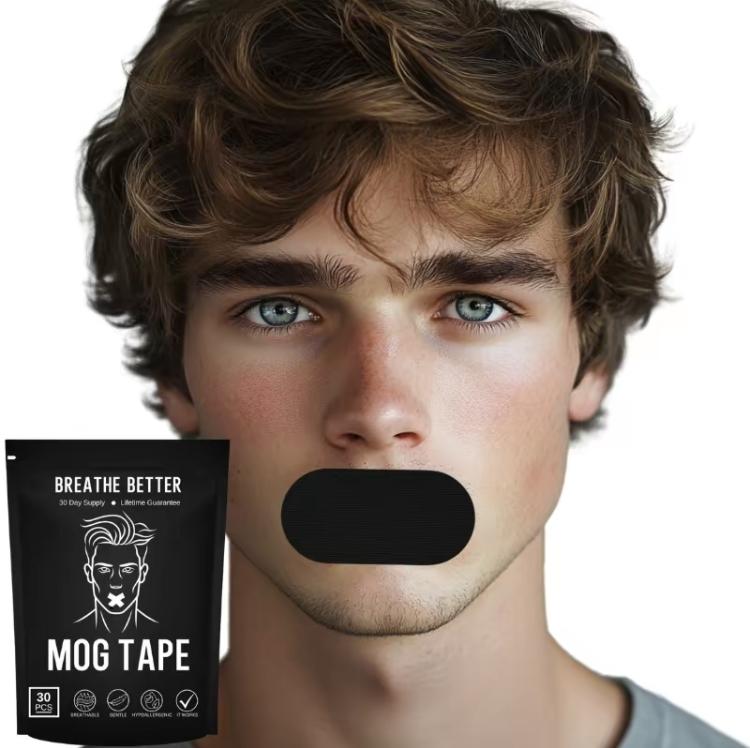 Mog Mouth Tape - 30 Strips, Sport Accessories, Sleep Aid Mog Strips