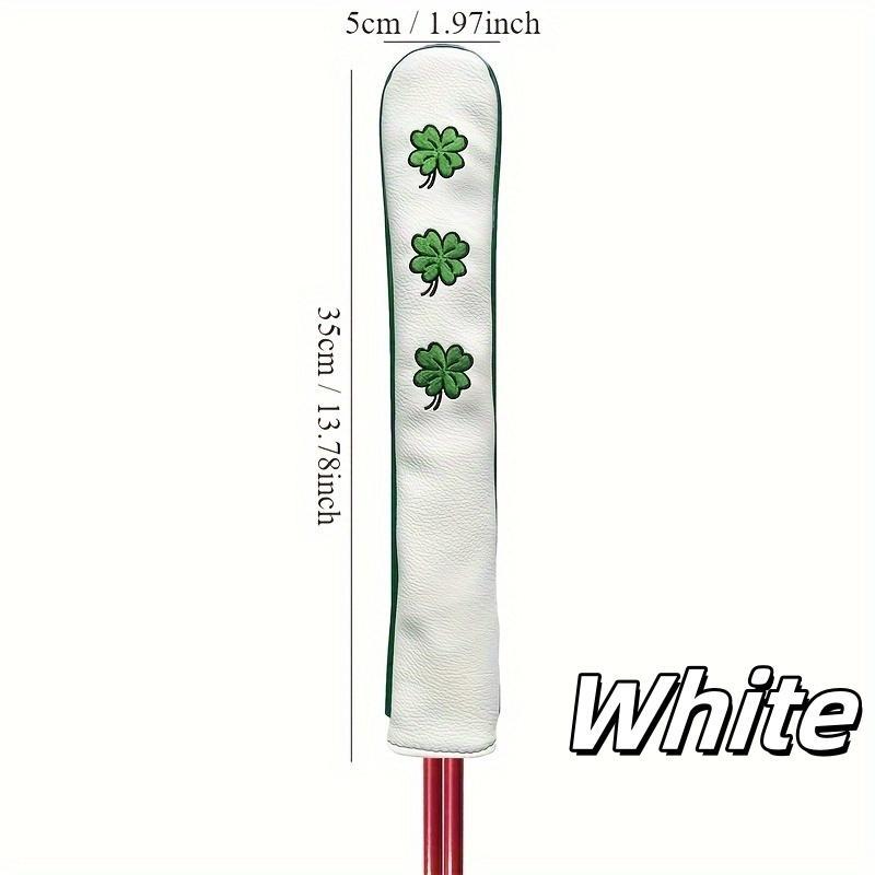 Four Leaf Clover Design Golf Alignment Stick Cover, 1 Count Golf Swing Training Cover, Golf Accessories for Men & Women, Golf Enthusiast