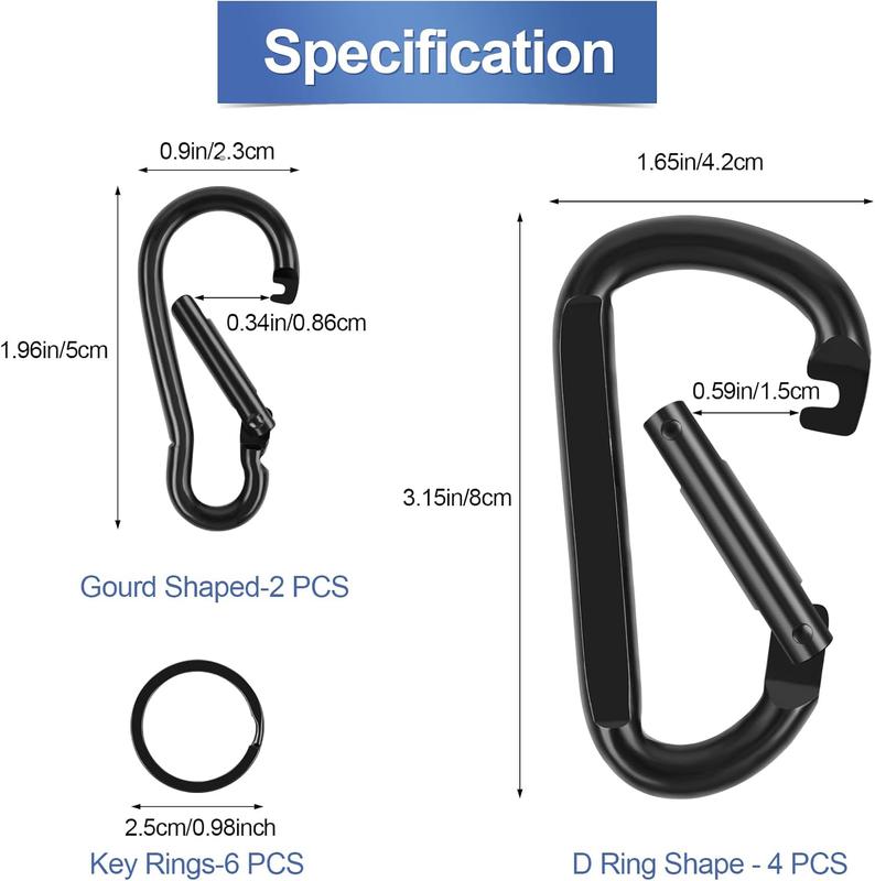 Carabiner, 850lbs, 4 count 3.15