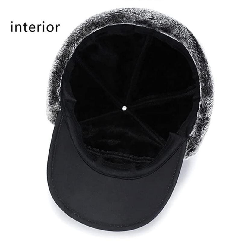 Winter Essentials Warm Hat, Thicken Faux Fur Outdoor Sports Hat with Removable Face Mask, Outdoor Sports Accessories for Skiing Skating Climbing Cycling, Christmas Gift, Sports & Outdoor Hats winter essential