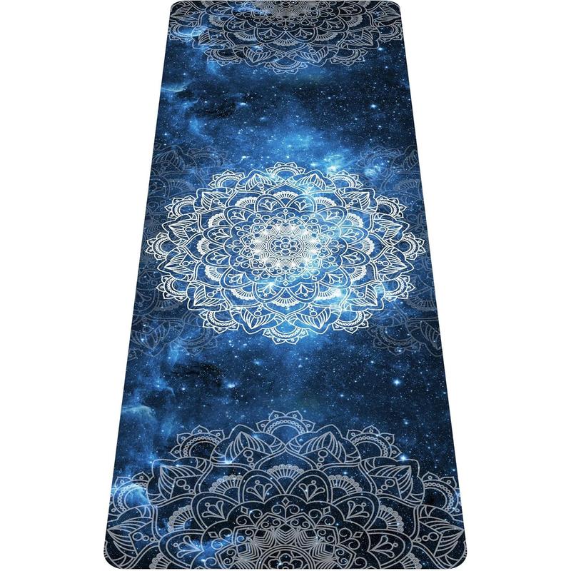 Yoga Mat Double-Sided Non Slip Exercise Mat Eco Friendly TPE Fitness Exercise Mat With Carrying Strap & Storage Bag Workout Mat for Yoga, Pilates and Floor Exercises